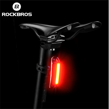 Rockbros 30lm LED baglygte til racer med USB opladning